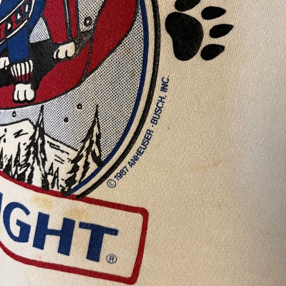 Vintage 1987 Spuds MacKenzie Bud Light pullover. - Picture 4 of 5